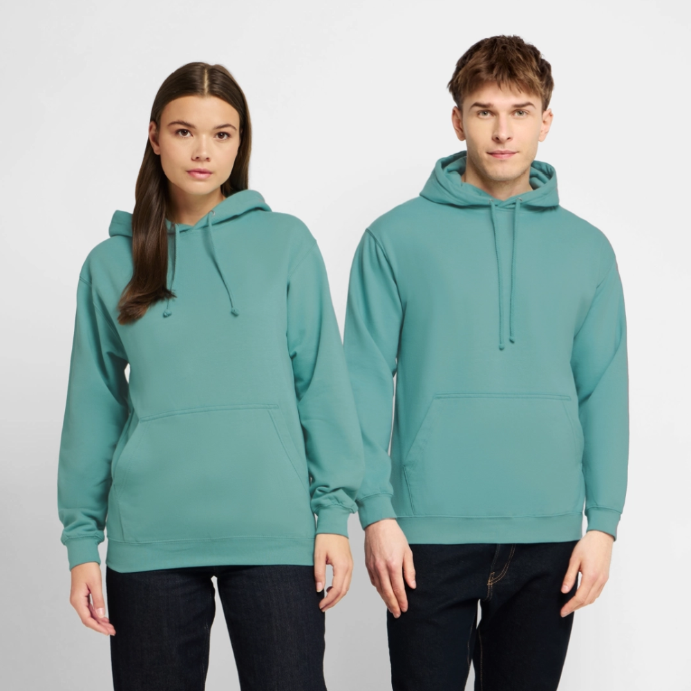 VIKING VIBES Unisex Hoodie | Norwegen Statement Pullover | Retro Kapuzenpullover - Pastelltürkis