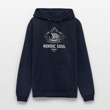 NORDIC SOUL Unisex Hoodie | Wikinger Reise Kapuzenpullover | Outdoor-Sweatshirt Norwegen - Navy