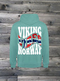 VIKING VIBES Unisex Hoodie | Norwegen Statement Pullover | Retro Kapuzenpullover