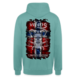 Unisex Hoodie Viking - Pastelltürkis