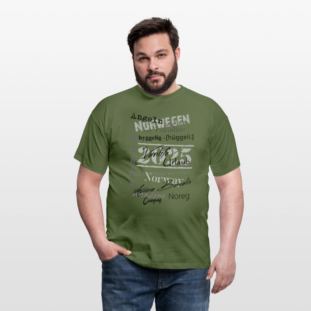 Männer T-Shirt HYGGELIG - Militärgrün