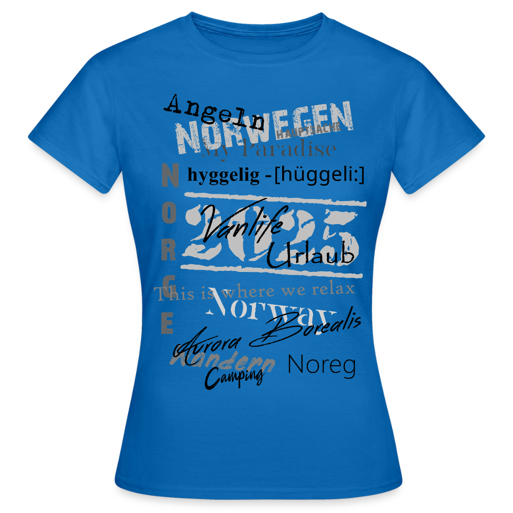 Frauen HYGGELIG T-Shirt - Royalblau