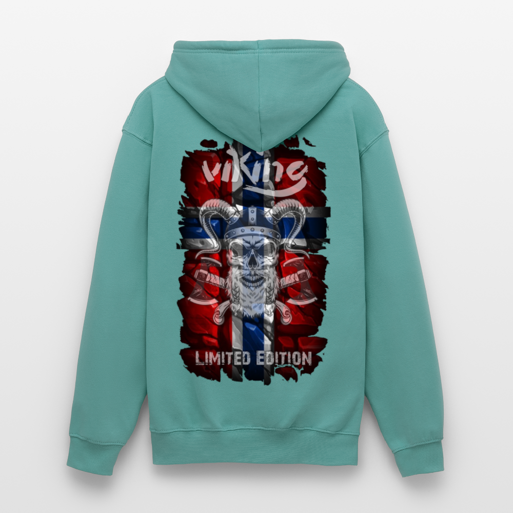 Unisex Hoodie Viking - Pastelltürkis