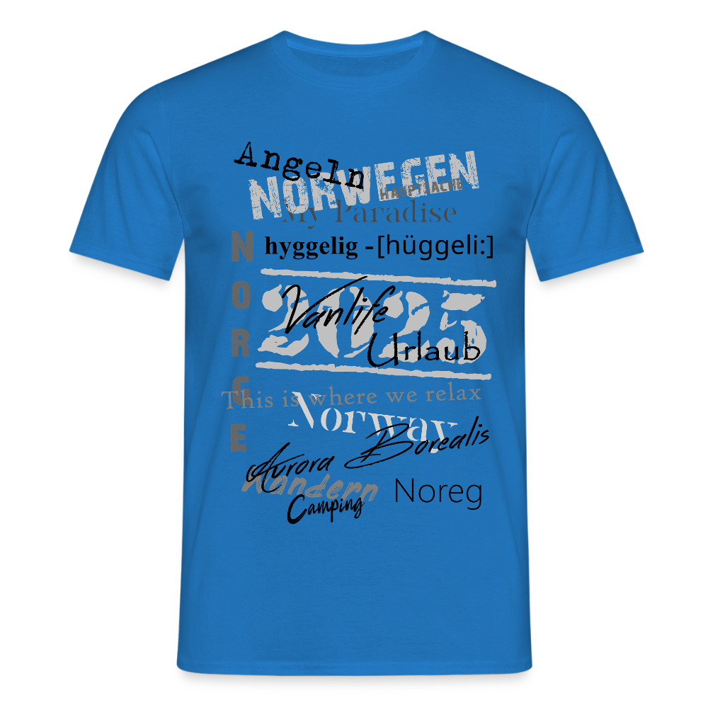 Männer T-Shirt HYGGELIG - Royalblau