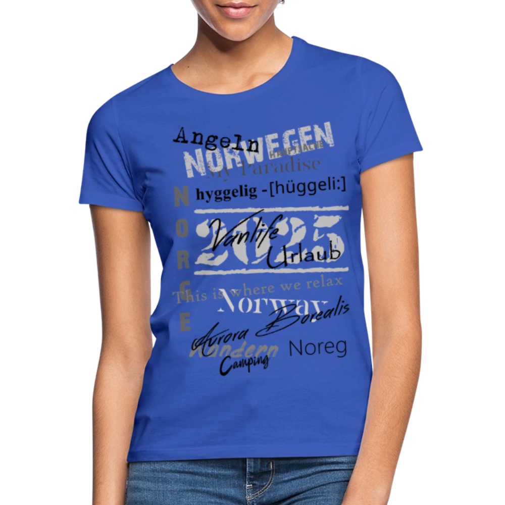 Frauen HYGGELIG T-Shirt - Royalblau