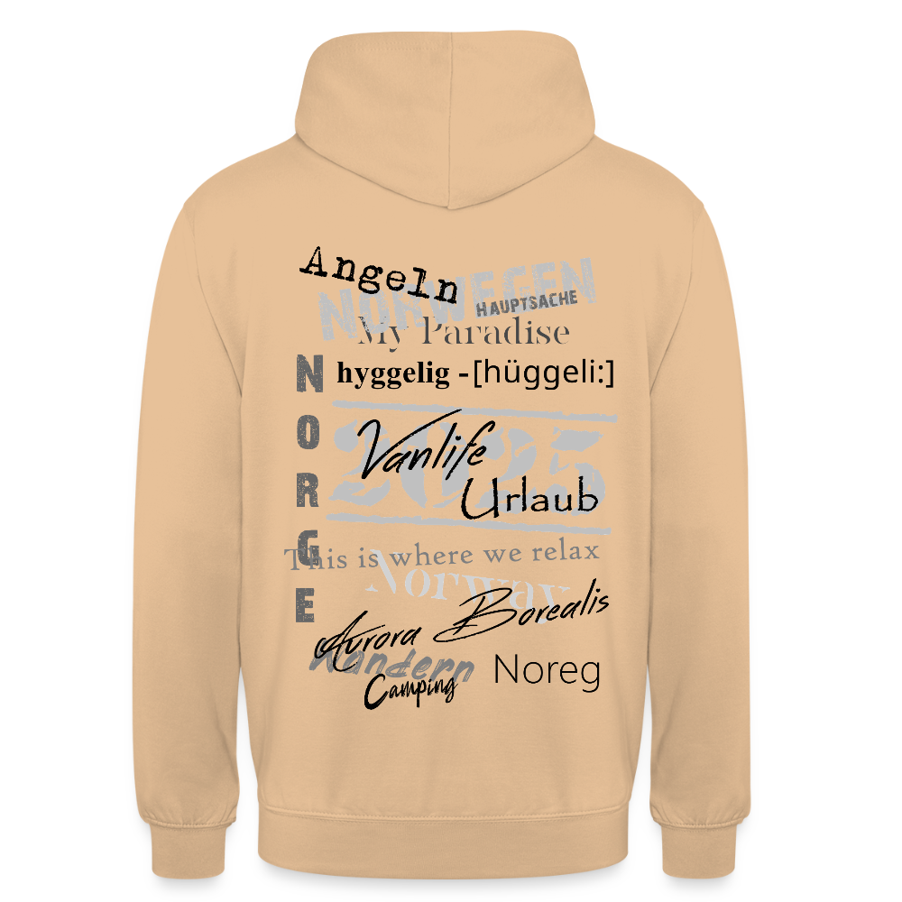 Klassischer UNISEX Hoodie 2025 - Pfirsich