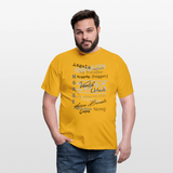 Männer T-Shirt HYGGELIG - Gelb