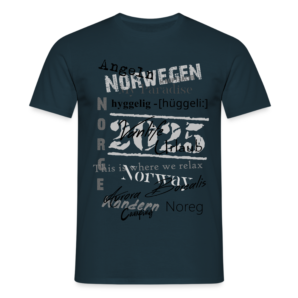 Männer T-Shirt HYGGELIG - Navy