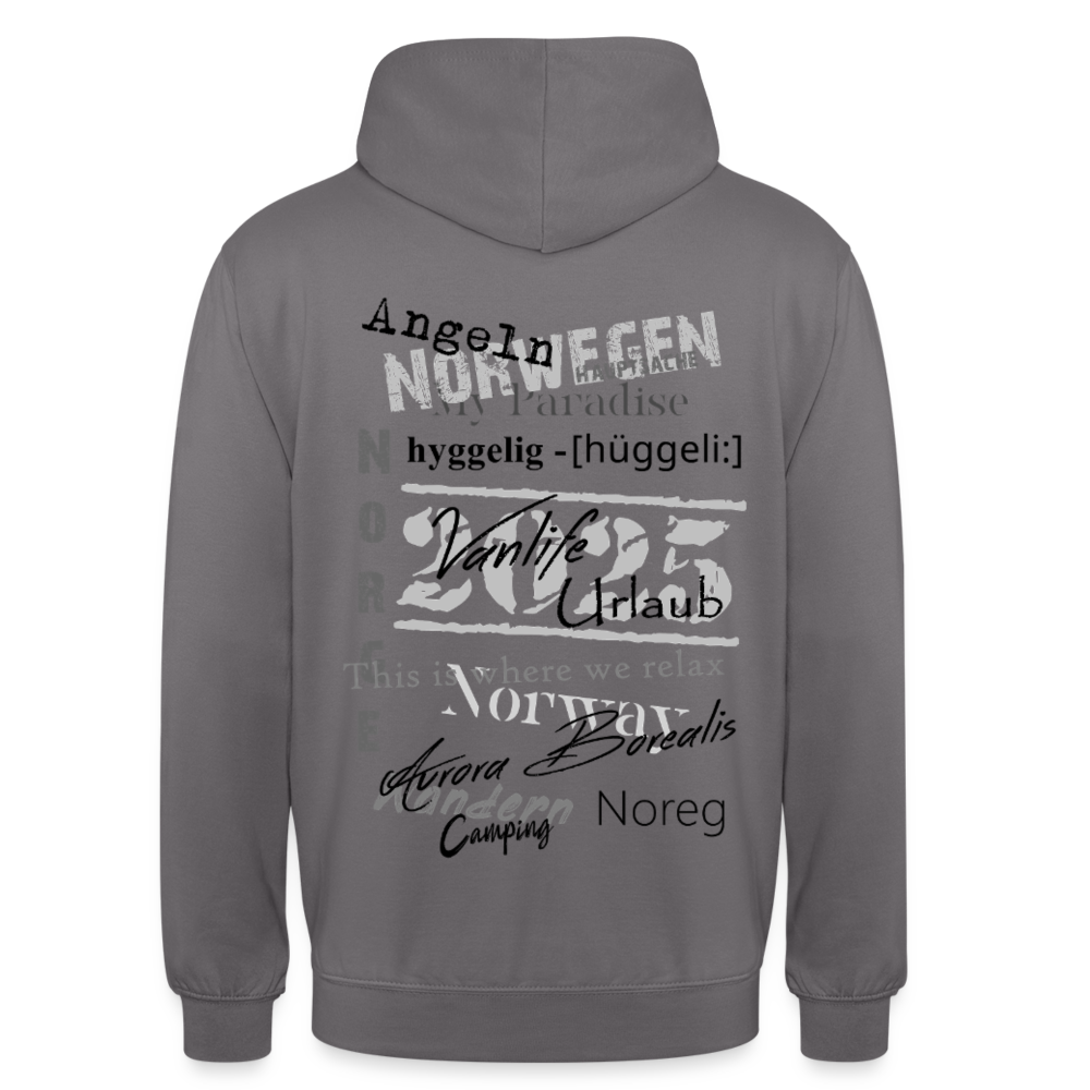 Klassischer UNISEX Hoodie 2025 - Mittelgrau