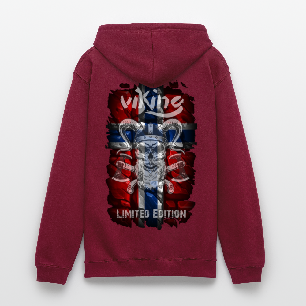 Unisex Hoodie Viking - Bordeaux