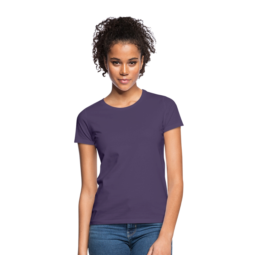 Frauen T-Shirt Meine Lösung - Dunkellila