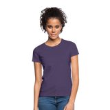 Frauen T-Shirt Meine Lösung - Dunkellila