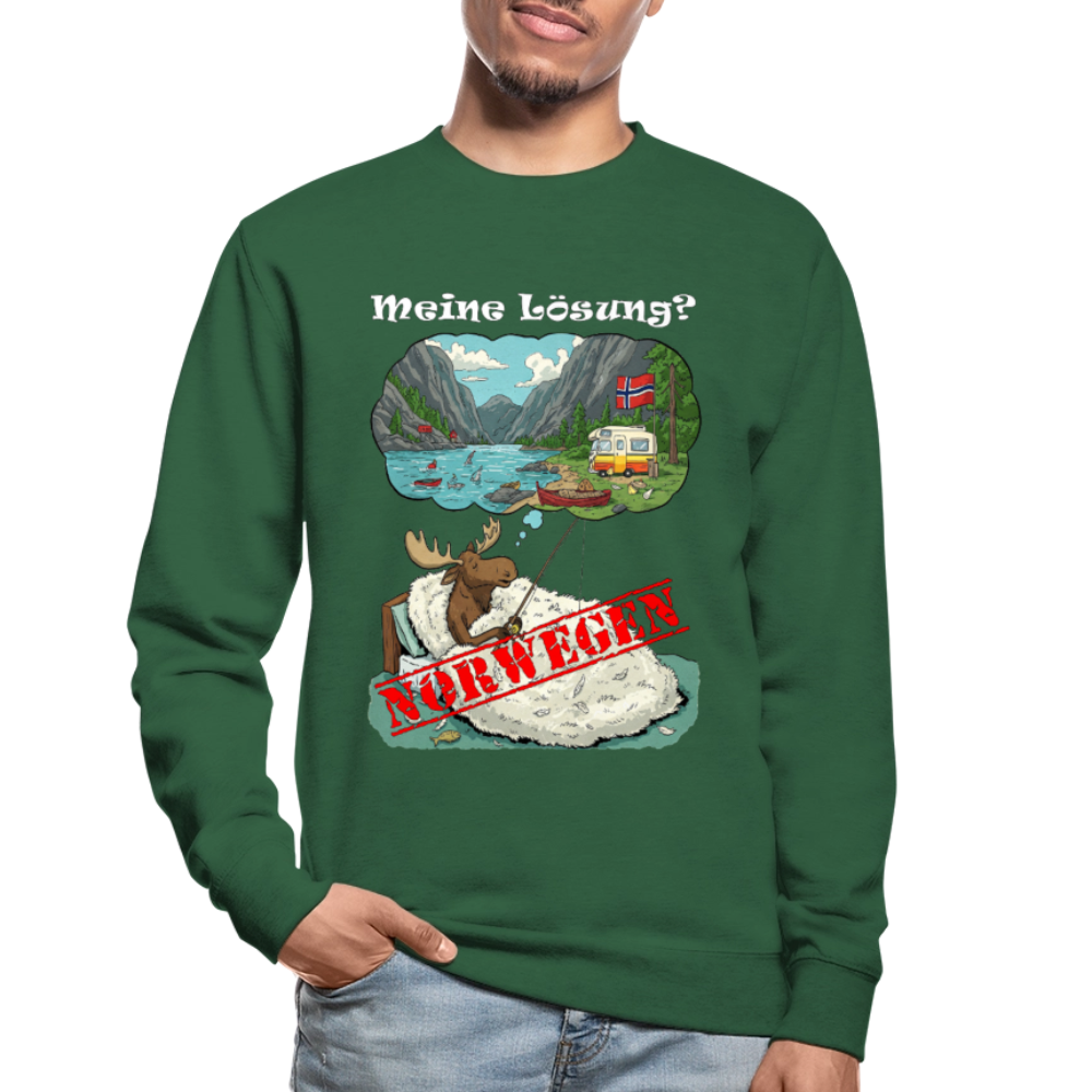 Unisex Pullover Meine Lösung - Grün