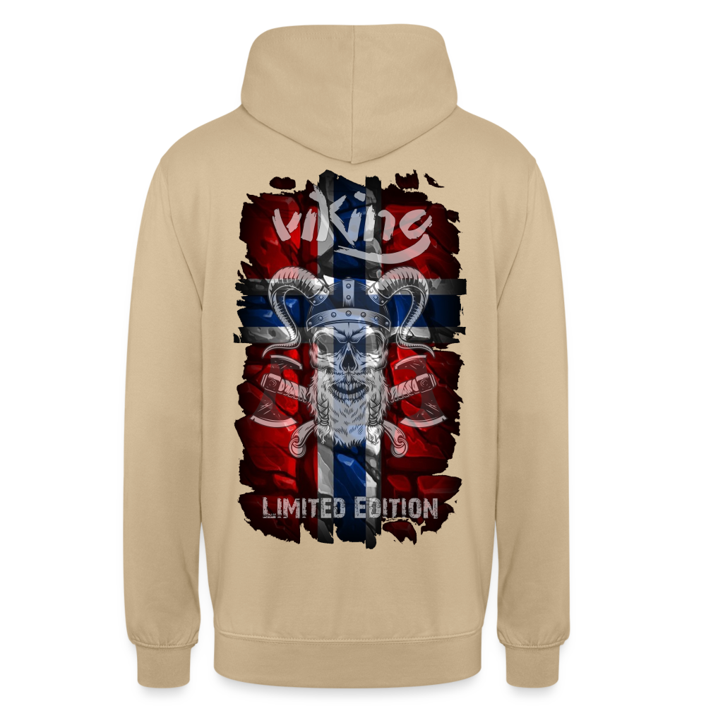 Unisex Hoodie Viking - Beige