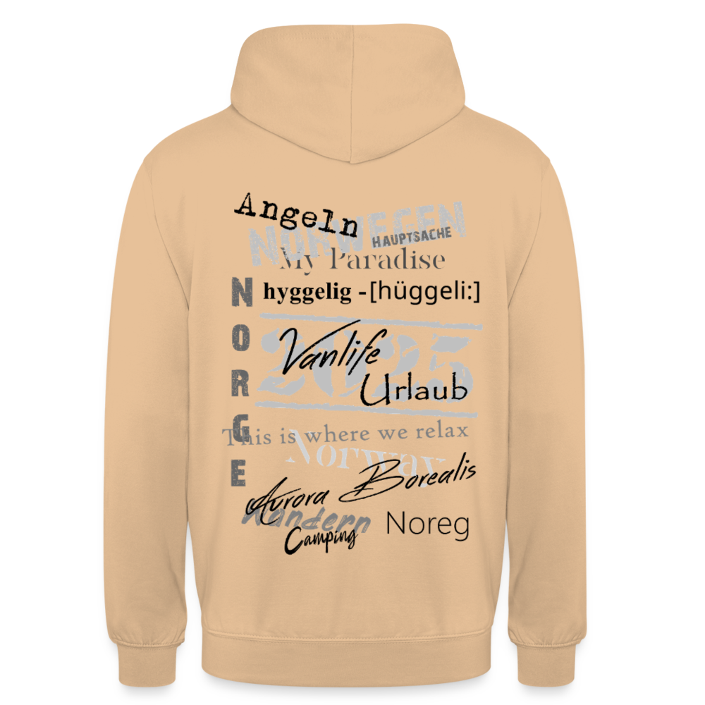 Klassischer UNISEX Hoodie 2025 - Pfirsich