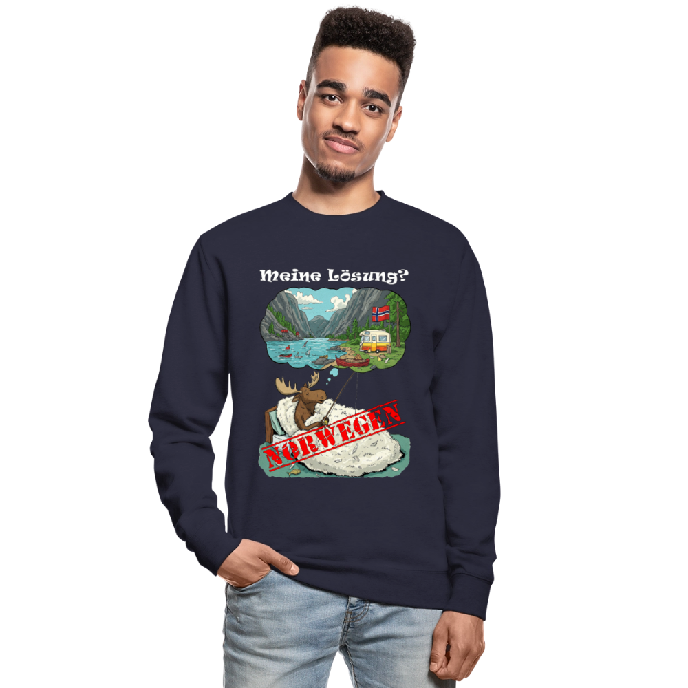 Unisex Pullover Meine Lösung - Navy