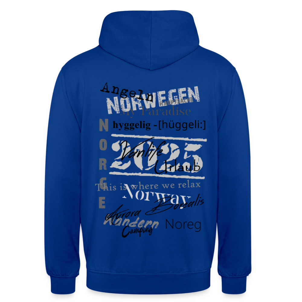 Klassischer UNISEX Hoodie 2025 - Royalblau