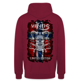 Unisex Hoodie Viking - Bordeaux
