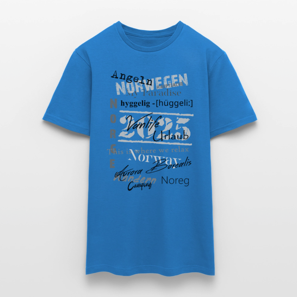 Männer T-Shirt HYGGELIG - Royalblau