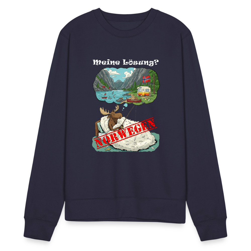 Unisex Pullover Meine Lösung - Navy