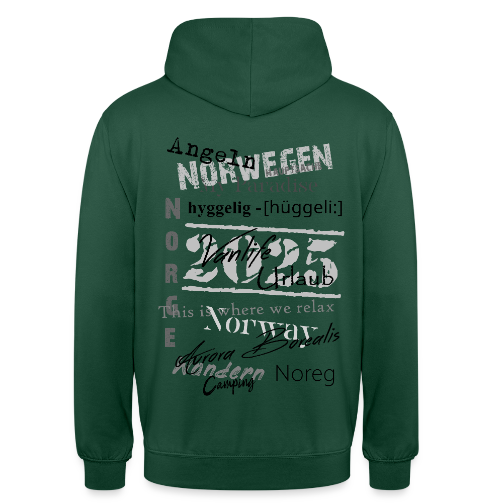 Klassischer UNISEX Hoodie 2025 - Flaschengrün