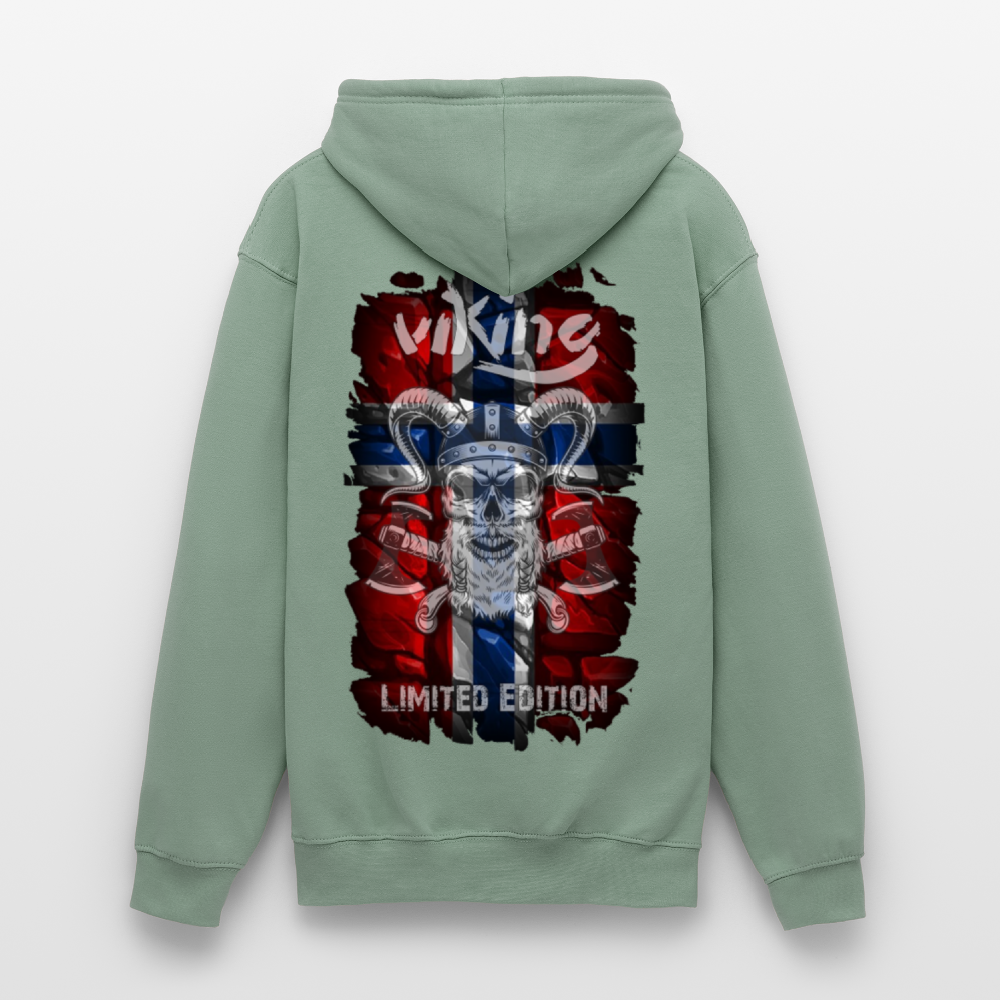 Unisex Hoodie Viking - Graugrün