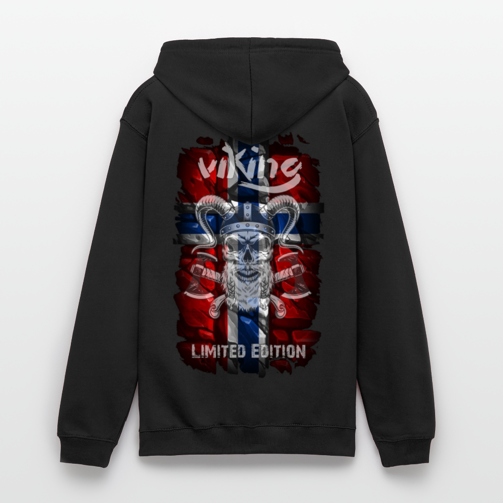 Unisex Hoodie Viking - Schwarz