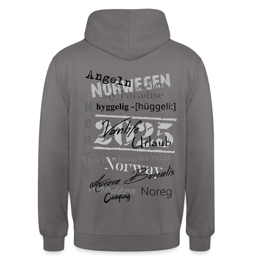 Klassischer UNISEX Hoodie 2025 - Mittelgrau