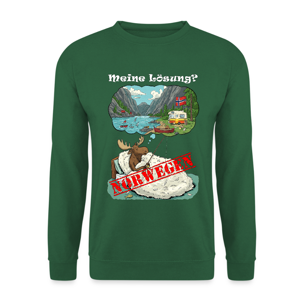 Unisex Pullover Meine Lösung - Grün
