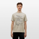 Männer T-Shirt HYGGELIG - Sandbeige