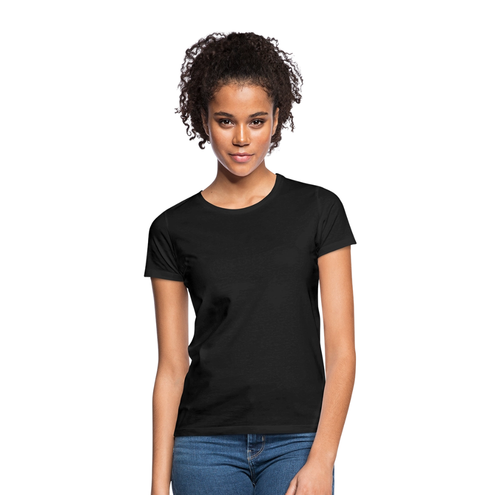 Frauen T-Shirt Meine Lösung - Schwarz