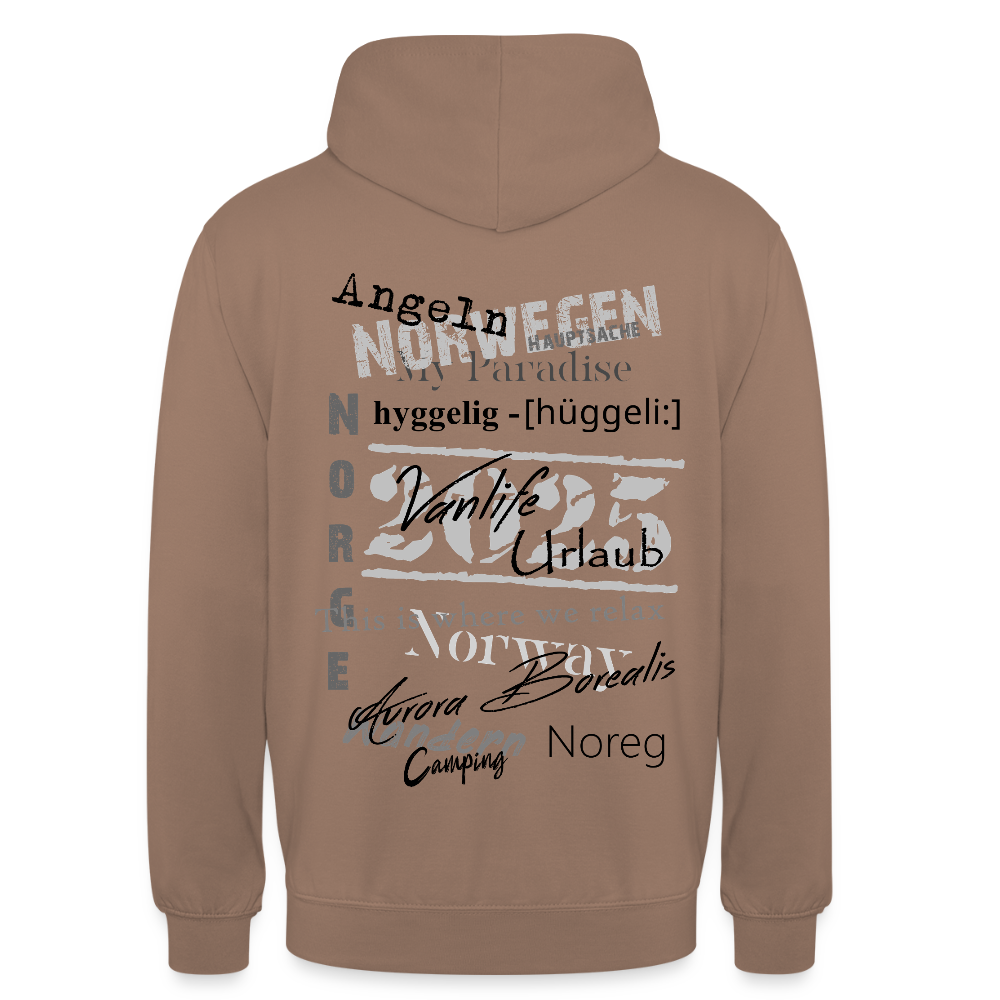Klassischer UNISEX Hoodie 2025 - Mokka