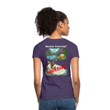 Frauen T-Shirt Meine Lösung - Dunkellila