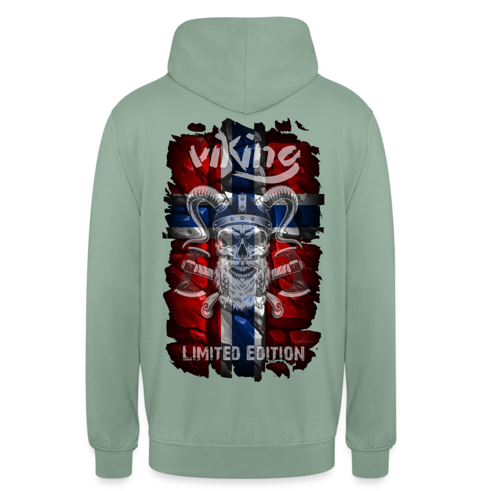 Unisex Hoodie Viking - Graugrün