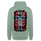 Unisex Hoodie Viking - Graugrün