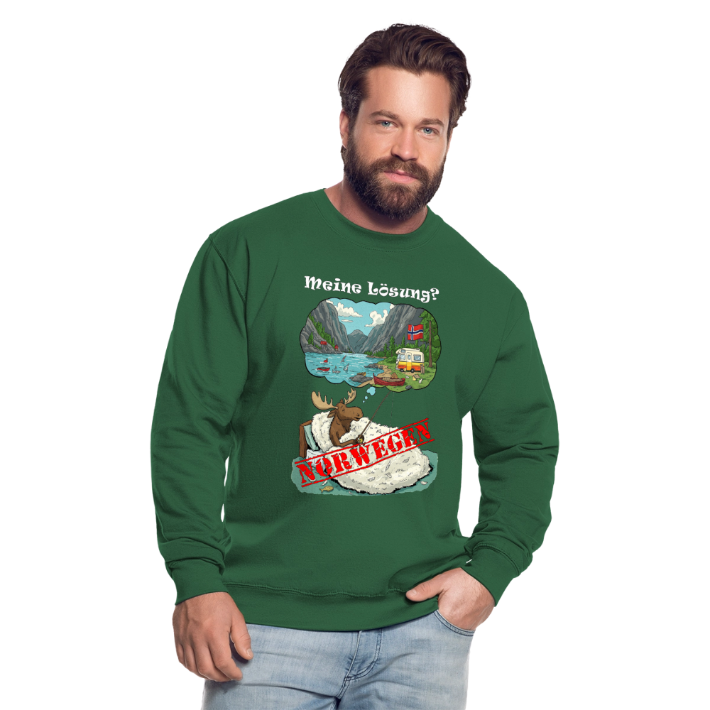 Unisex Pullover Meine Lösung - Grün