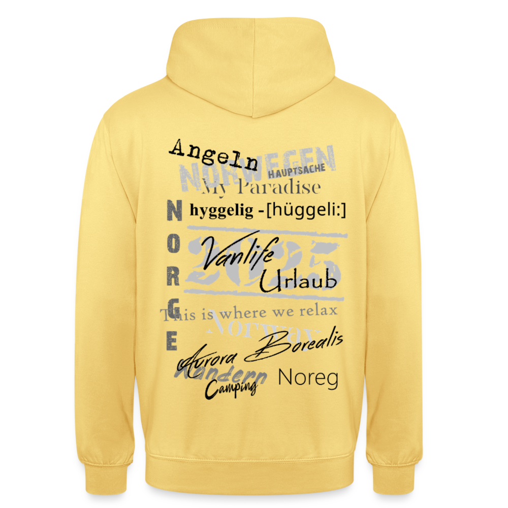 Klassischer UNISEX Hoodie 2025 - Zitronengelb