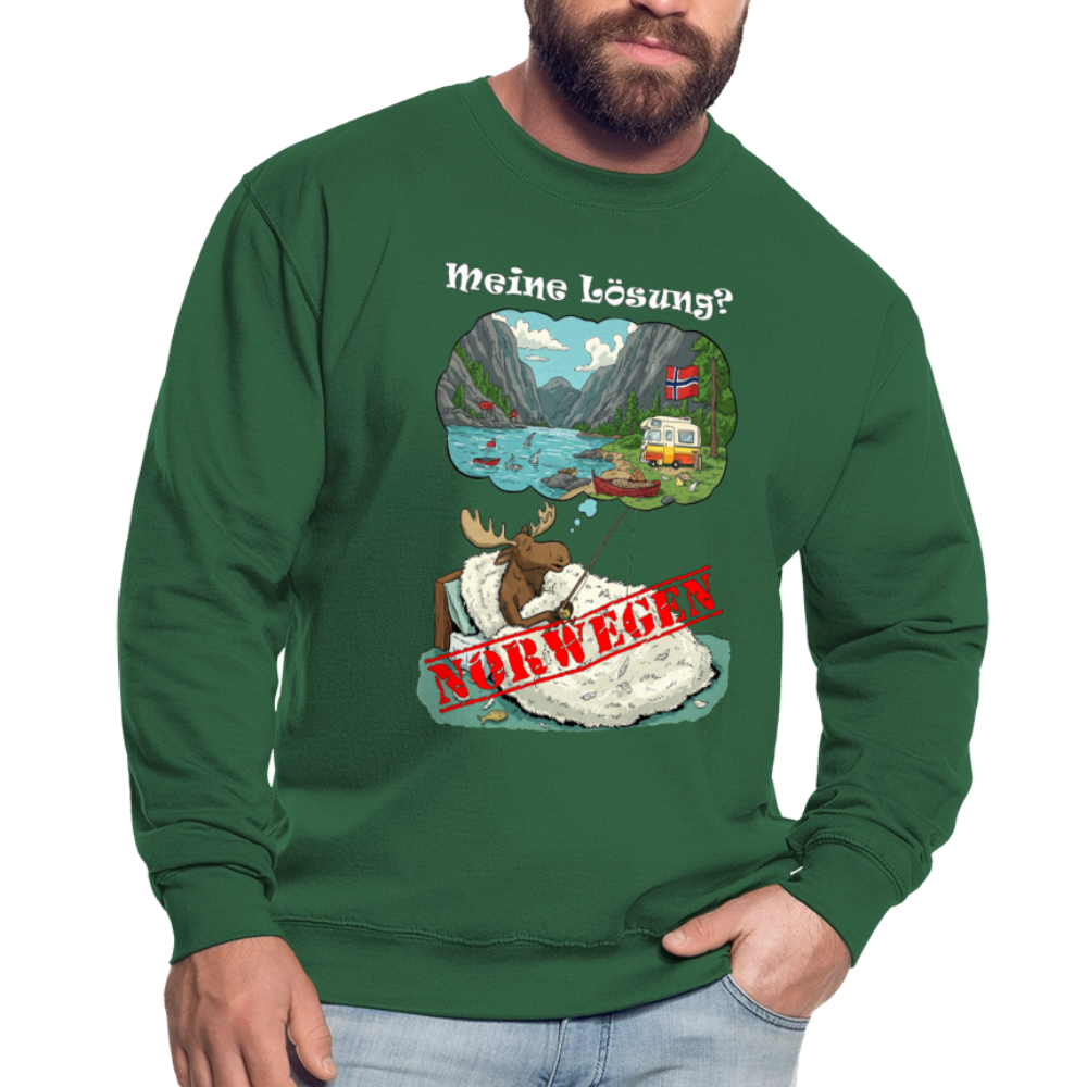 Unisex Pullover Meine Lösung - Grün