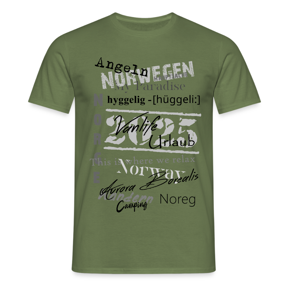 Männer T-Shirt HYGGELIG - Militärgrün