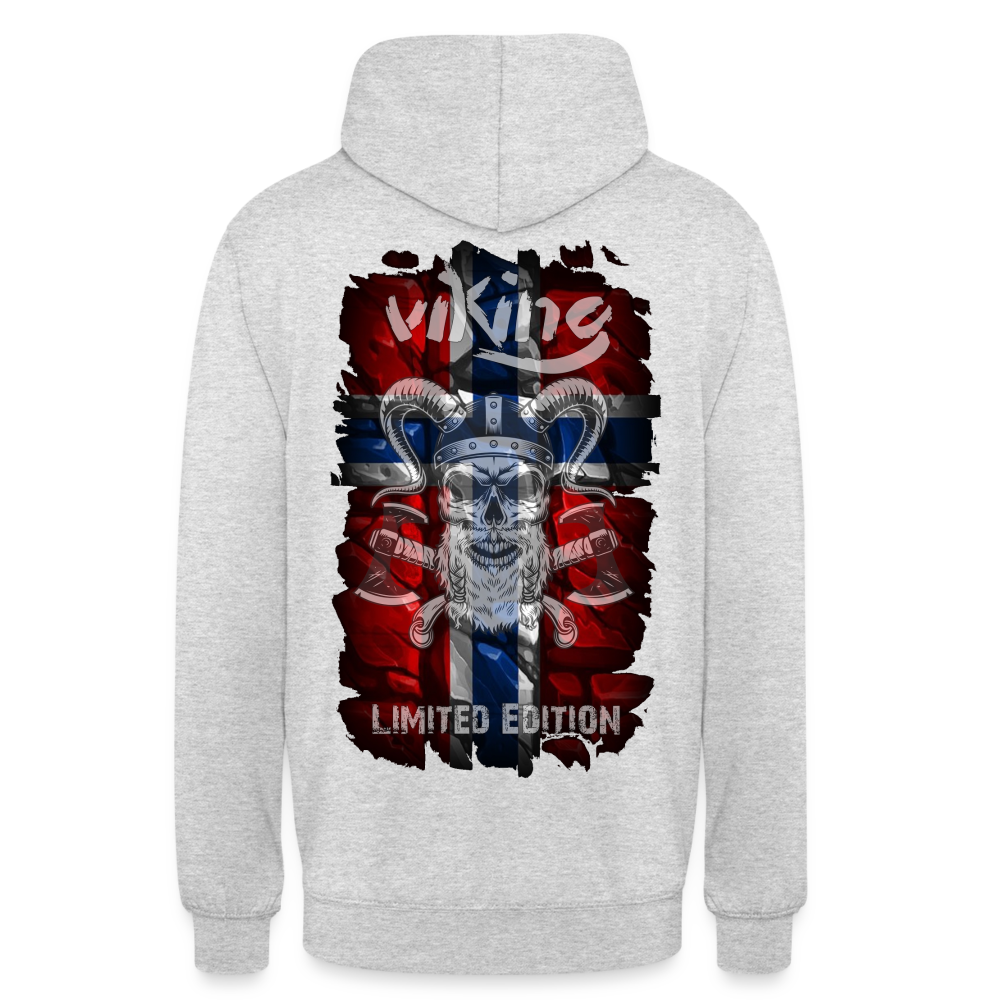 Unisex Hoodie Viking - Hellgrau meliert