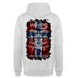 Unisex Hoodie Viking - Hellgrau meliert