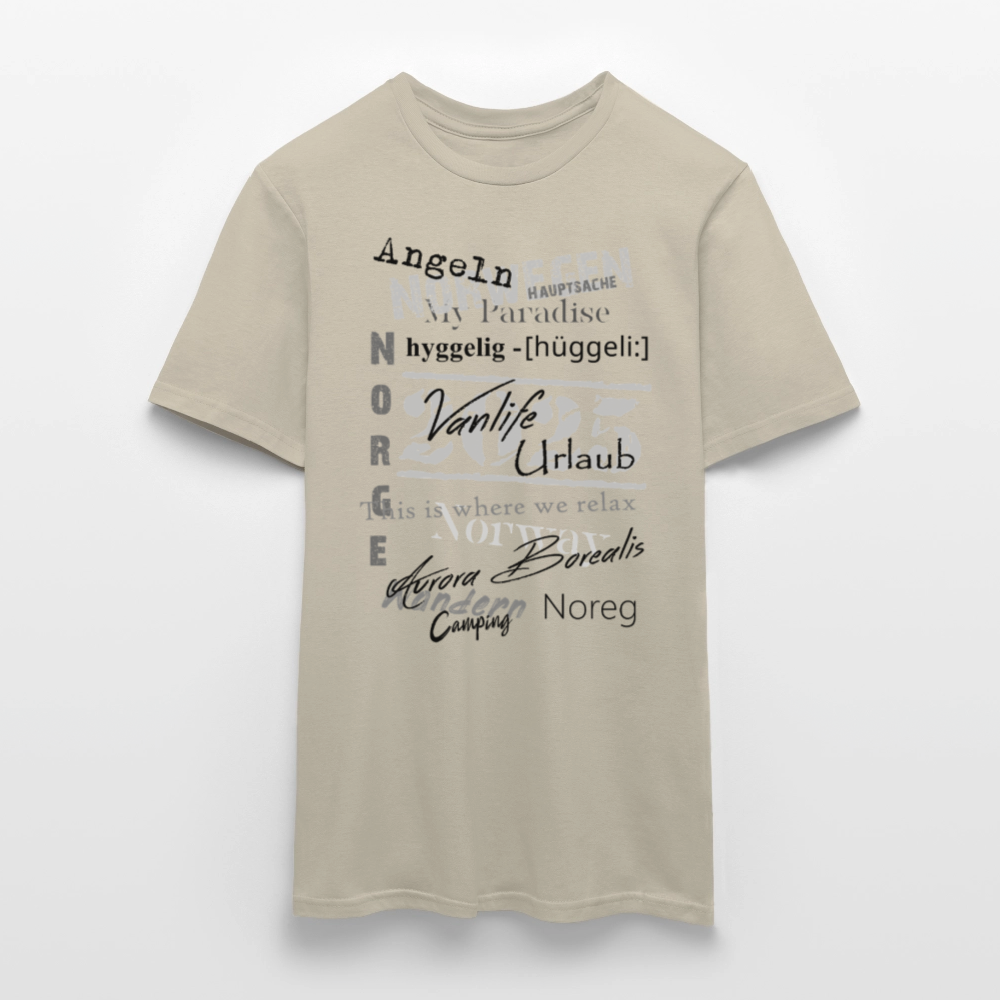 Männer T-Shirt HYGGELIG - Sandbeige