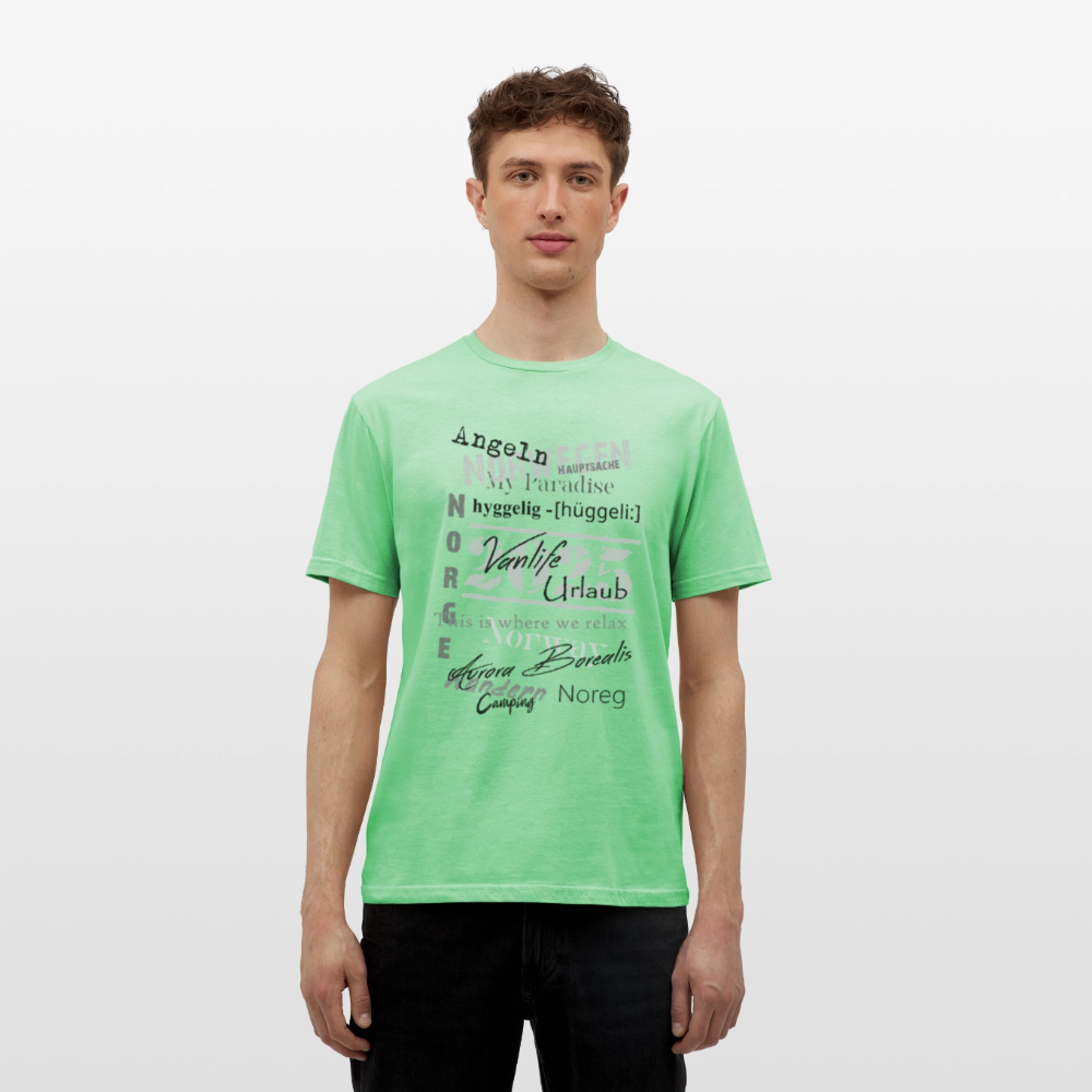 Männer T-Shirt HYGGELIG - Mintgrün