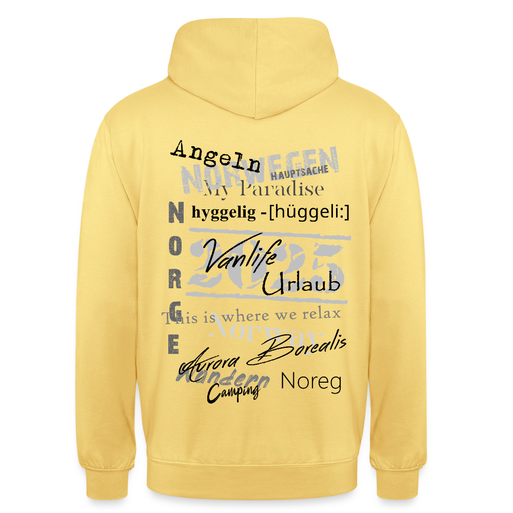 Klassischer UNISEX Hoodie 2025 - Zitronengelb