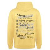 Klassischer UNISEX Hoodie 2025 - Zitronengelb