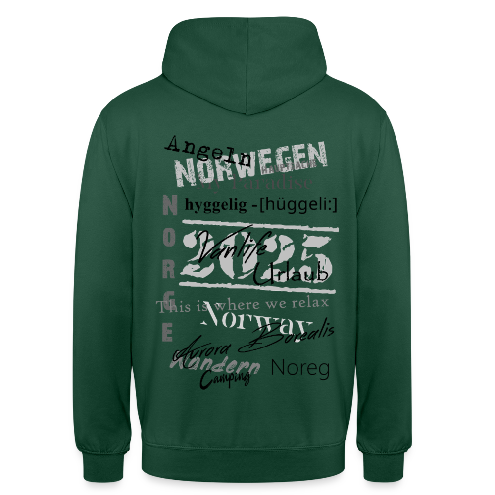Klassischer UNISEX Hoodie 2025 - Flaschengrün