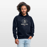 NORDIC SOUL Unisex Hoodie | Wikinger Reise Kapuzenpullover | Outdoor-Sweatshirt Norwegen - Navy