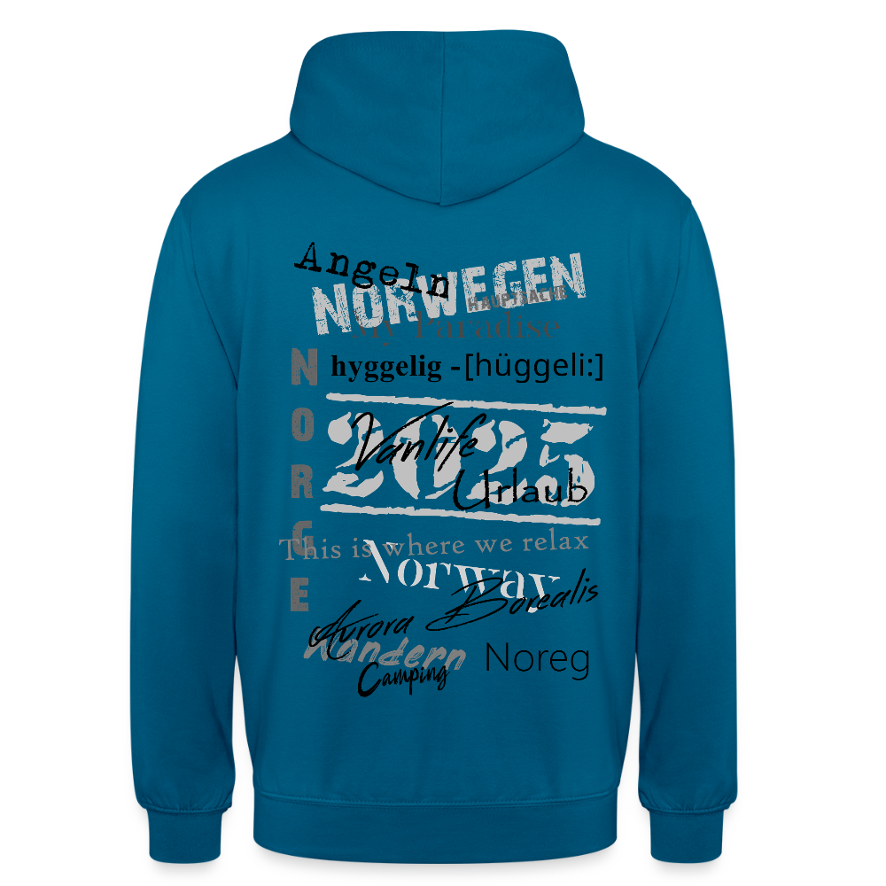 Klassischer UNISEX Hoodie 2025 - Tiefseeblau 