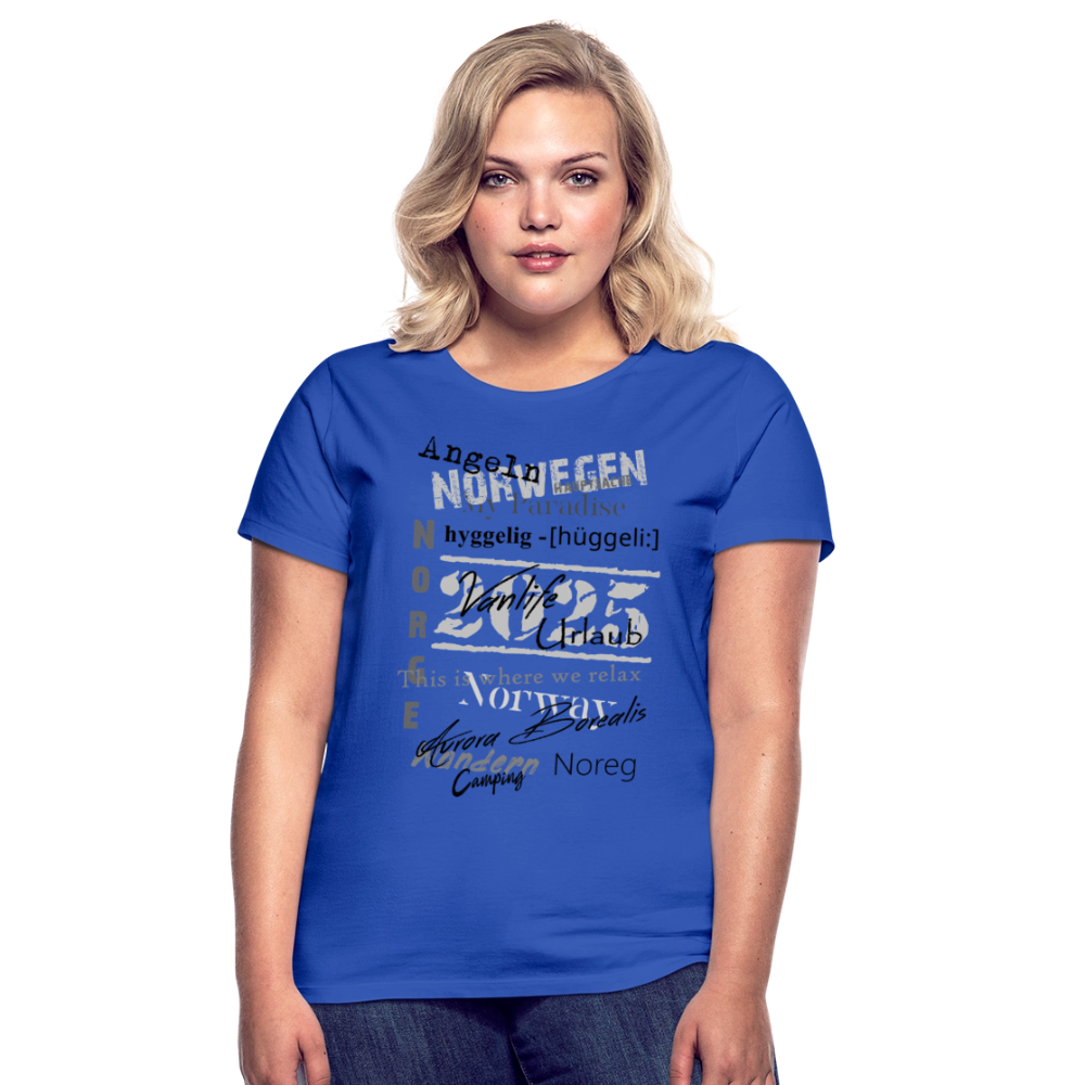 Frauen HYGGELIG T-Shirt - Royalblau