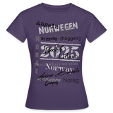 Frauen HYGGELIG T-Shirt - Dunkellila